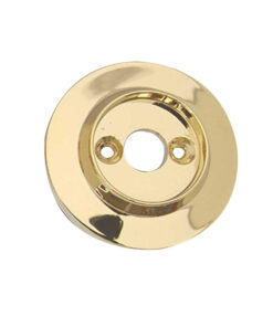 Alternative Backplate Option For Porcelain Mortice Door Knobs, PVD Stainless Brass (sold in pairs)