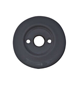 Alternative Backplate Option For Porcelain Mortice Door Knobs, Black (sold in pairs)