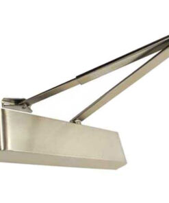 Contract Size 2-4 Overhead Door Closer With Matching Arm, Satin Nickel