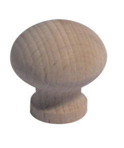 Wooden Cupboard Knob (30mm, 38mm OR 50mm), Unvarnished Wood