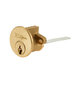 5 Pin Rim Cylinder - Polished Brass