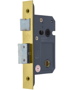 Architectural Bathroom Lock (64mm OR 76mm), PVD Stainless Brass