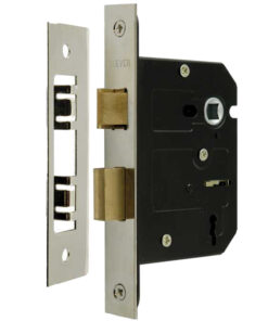 3 Lever Contract Sash Lock (64mm OR 76mm), Nickel Plate