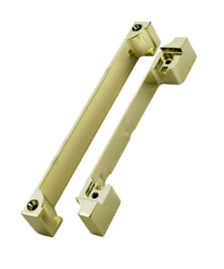 Rebate Set For 3 Lever Sash Locks & Bathroom Locks, Electro Brass