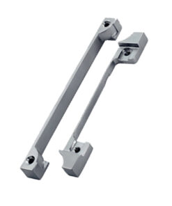 Rebate Set For 3 Lever Sash Locks & Bathroom Locks, Nickel Plate