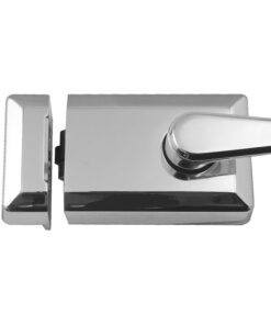 Roller Bolt Nightlatch, Polished Chrome