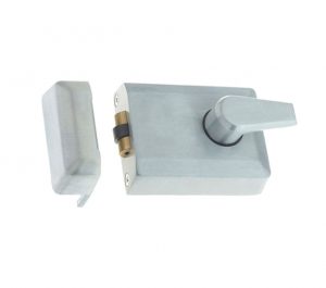 Roller Bolt Nightlatch, Satin Chrome