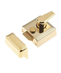 Narrow Stile Nightlatch, Polished Brass