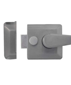 Frelan Hardware Narrow Stile Nightlatch - Satin Chrome