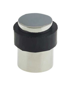 Cylinder Floor Mounted Door Stop (30mm x 40mm), Polished Stainless Steel