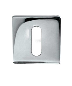Standard Profile Square Escutcheon (52mm x 52mm x 7mm), Polished Stainless Steel