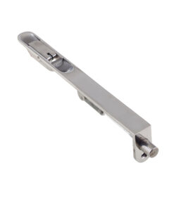 Radius Lever Action Flush Bolt (Various Sizes), Polished Stainless Steel