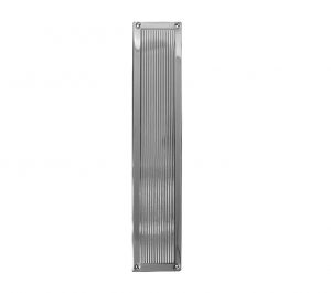 Reeded Fingerplate (305mm x 75mm), Polished Chrome