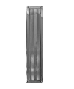 Reeded Fingerplate (305mm x 75mm), Satin Chrome