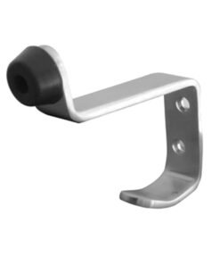 Buffered Hat And Coat Hook, Satin Stainless Steel