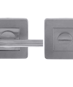 Square Easy Bathroom Turn & Release (52mm x 7mm), Satin Stainless Steel