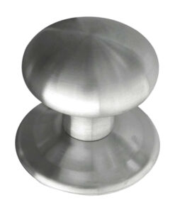 Centre Door Knob, Satin Stainless Steel