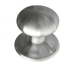 Centre Door Knob, Satin Stainless Steel