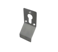 Euro Profile Cylinder Latch Pull, Satin Stainless Steel
