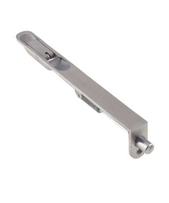 Radius Lever Action Flush Bolt (Various Sizes), Satin Stainless Steel