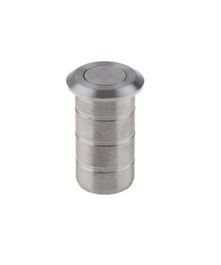 Dust Socket For Flush Bolts (For Concrete), Satin Stainless Steel