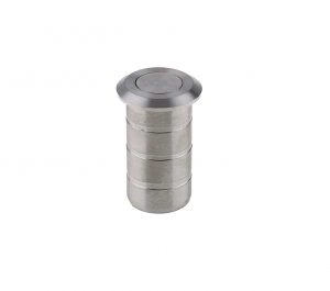 Dust Socket For Flush Bolts (For Concrete), Satin Stainless Steel
