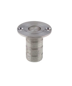 Dust Socket For Flush Bolts (For Timber), Satin Stainless Steel