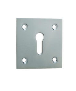 Standard Profile Square Escutcheon, Polished Chrome