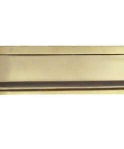 Gravity Letterplate (254mm x 76mm), Polished Brass