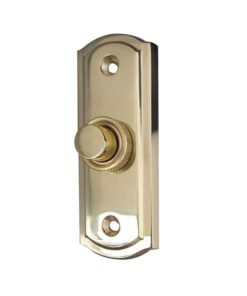 Sloan Bell Push, Polished Brass