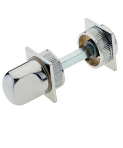 Minimal Square Bathroom Turn & Release (25mm x 25mm), Polished Chrome