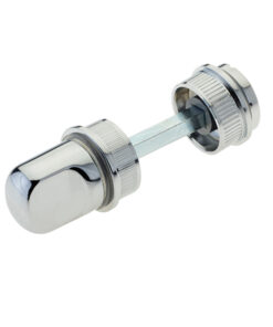 Minimal Round Bathroom Turn & Release (25mm), Polished Chrome