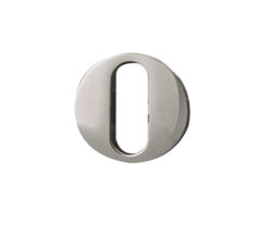 Minimal Round Standard Profile Escutcheon (25mm Diameter), Polished Chrome
