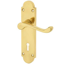 Frelan Epsom Door Handles On Backplate