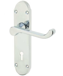 Epsom Door Handles On Backplate
