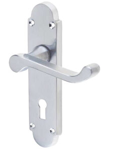 Epsom Door Handles On Backplate