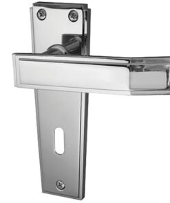 Deco Door Handles On Backplate