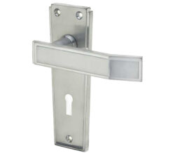 Frelan Hardware Deco Door Handles On Backplate