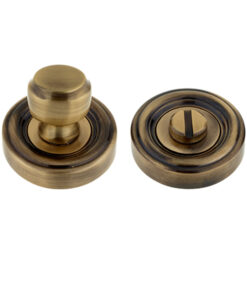 Parisian Bathroom Turn & Release, Antique Bronze