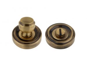 Parisian Bathroom Turn & Release, Antique Bronze