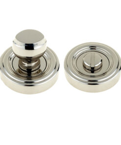 Parisian Bathroom Turn & Release, Polished Nickel