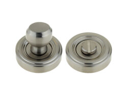 Parisian Bathroom Turn & Release, Satin Nickel