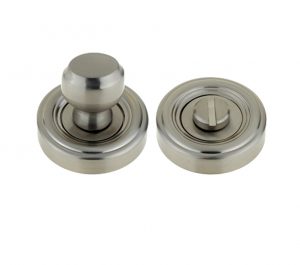 Parisian Bathroom Turn & Release, Satin Nickel