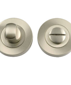 Bathroom Turn & Release (50mm x 10mm), Satin Nickel