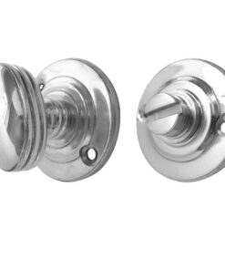 Round Bathroom Turn & Release (40mm Diameter), Polished Chrome