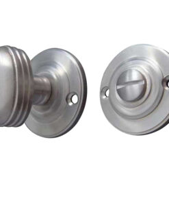 Round Bathroom Turn & Release (40mm Diameter), Satin Chrome