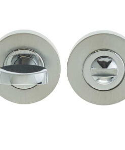 Bathroom Turn & Release (35mm x 8mm), Dual Finish Polished Chrome & Satin Chrome