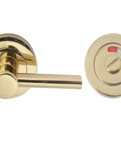 Easy Bathroom Turn & Release With Indicator (50mm x 10mm), Polished Brass