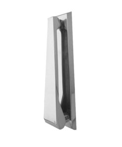 Contemporary Door Knocker, Polished Chrome