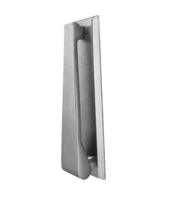 Contemporary Door Knocker, Satin Chrome